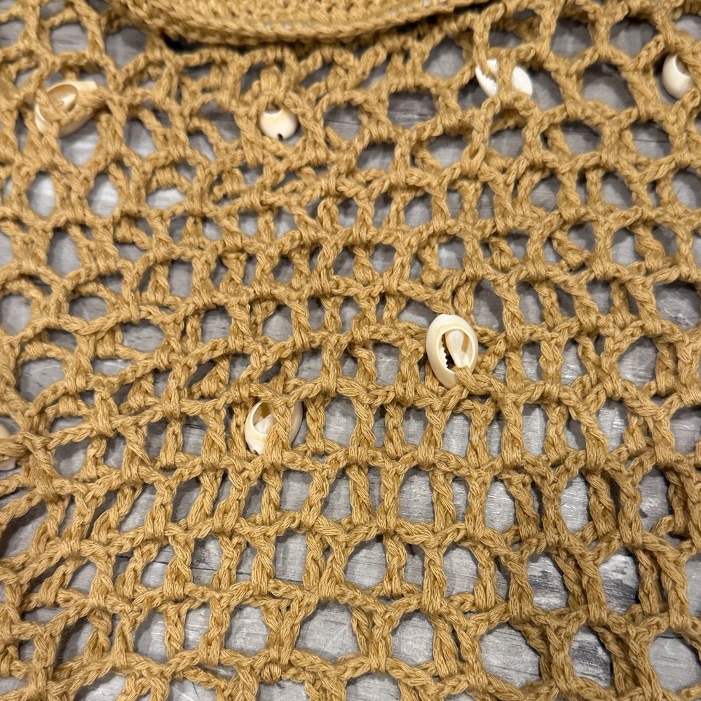 Handmade Crochet Beach Cover-Up - Picture 3 of 3